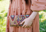 Desert Oasis Huipil V2 Clutch