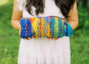 El Sol Huipil Barrel Bags
