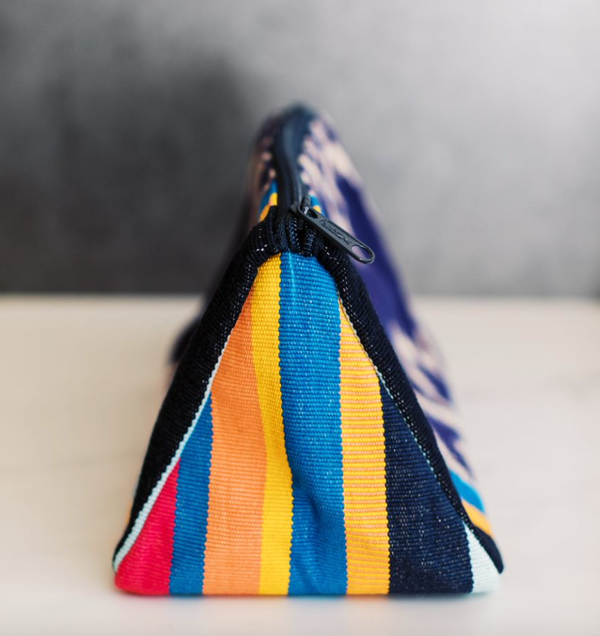 Cerro de Oro Flat Bottom Cosmetic Bag